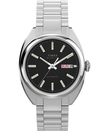 Timex silver mens analogue - silver,
