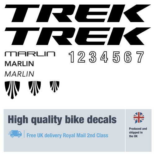 Trek marlin bike - bike, decals