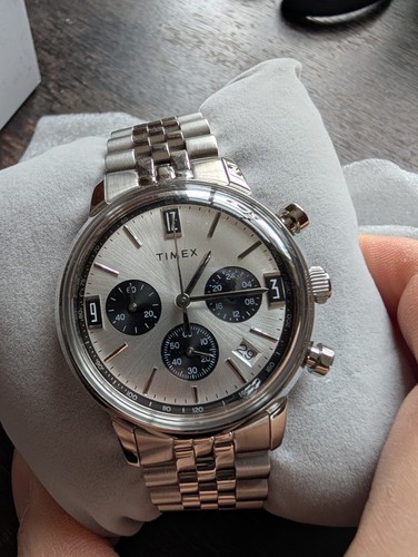 Brand new timex - silver, mens